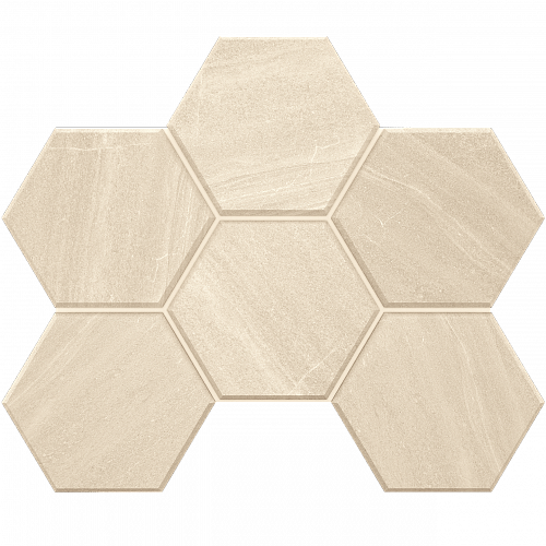 Мозаика GB01 Hexagon 25x28,5 непол.